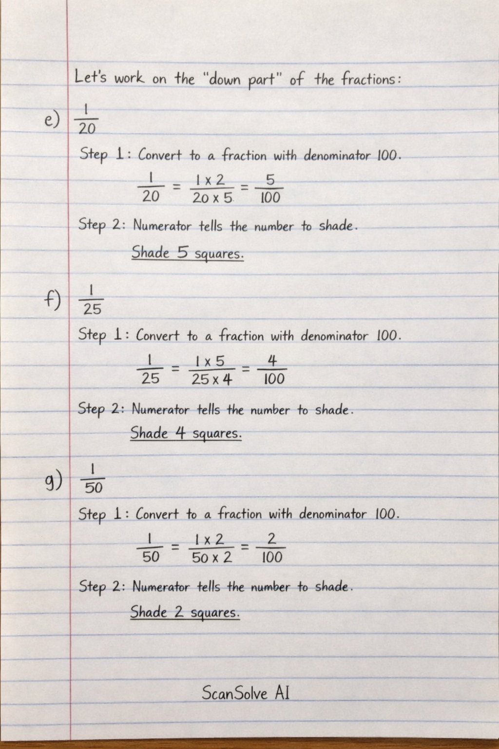 Handwritten step-by-step solution preview