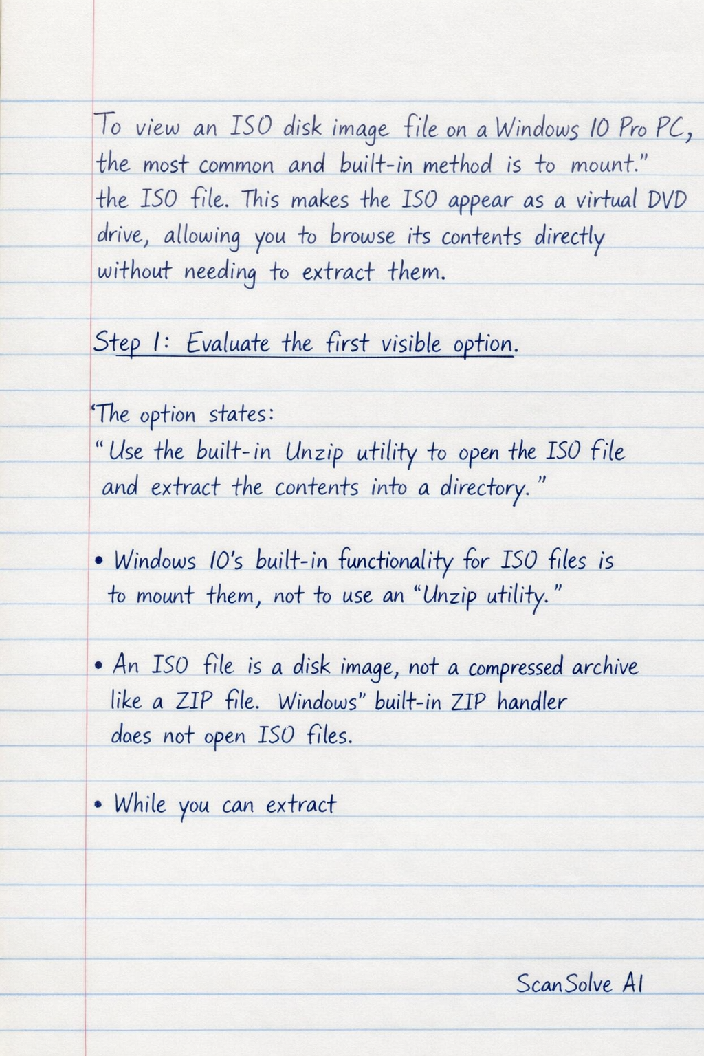 Handwritten step-by-step solution preview
