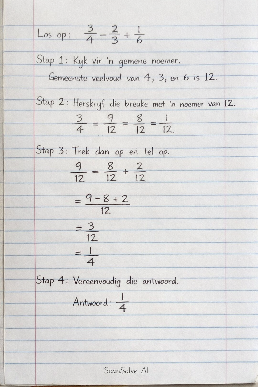 Handwritten step-by-step solution preview