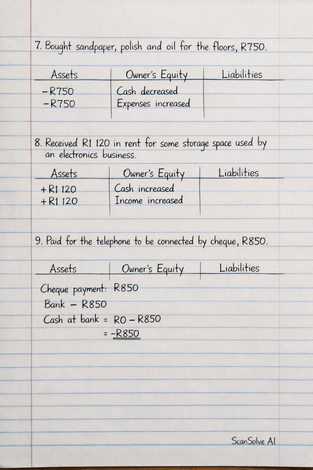 Handwritten step-by-step solution preview