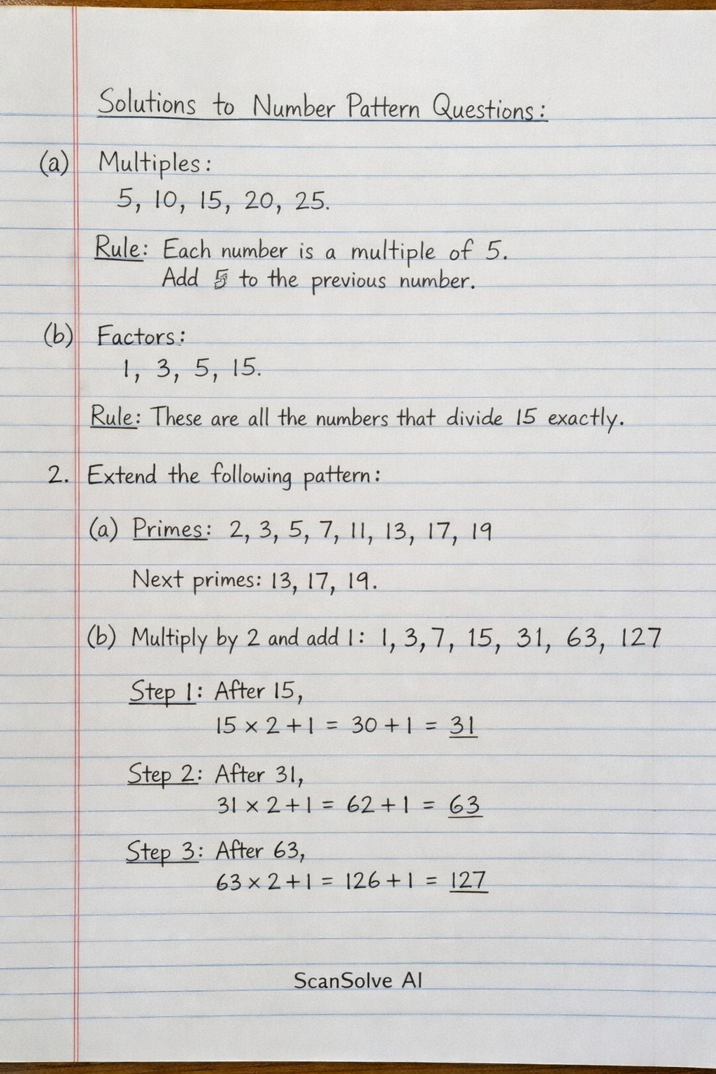 Handwritten step-by-step solution preview