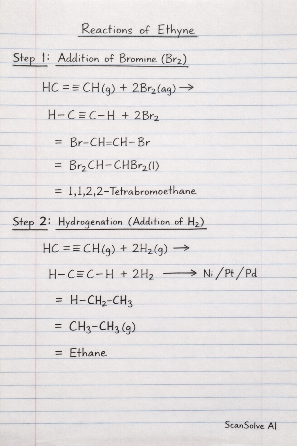 Handwritten step-by-step solution preview