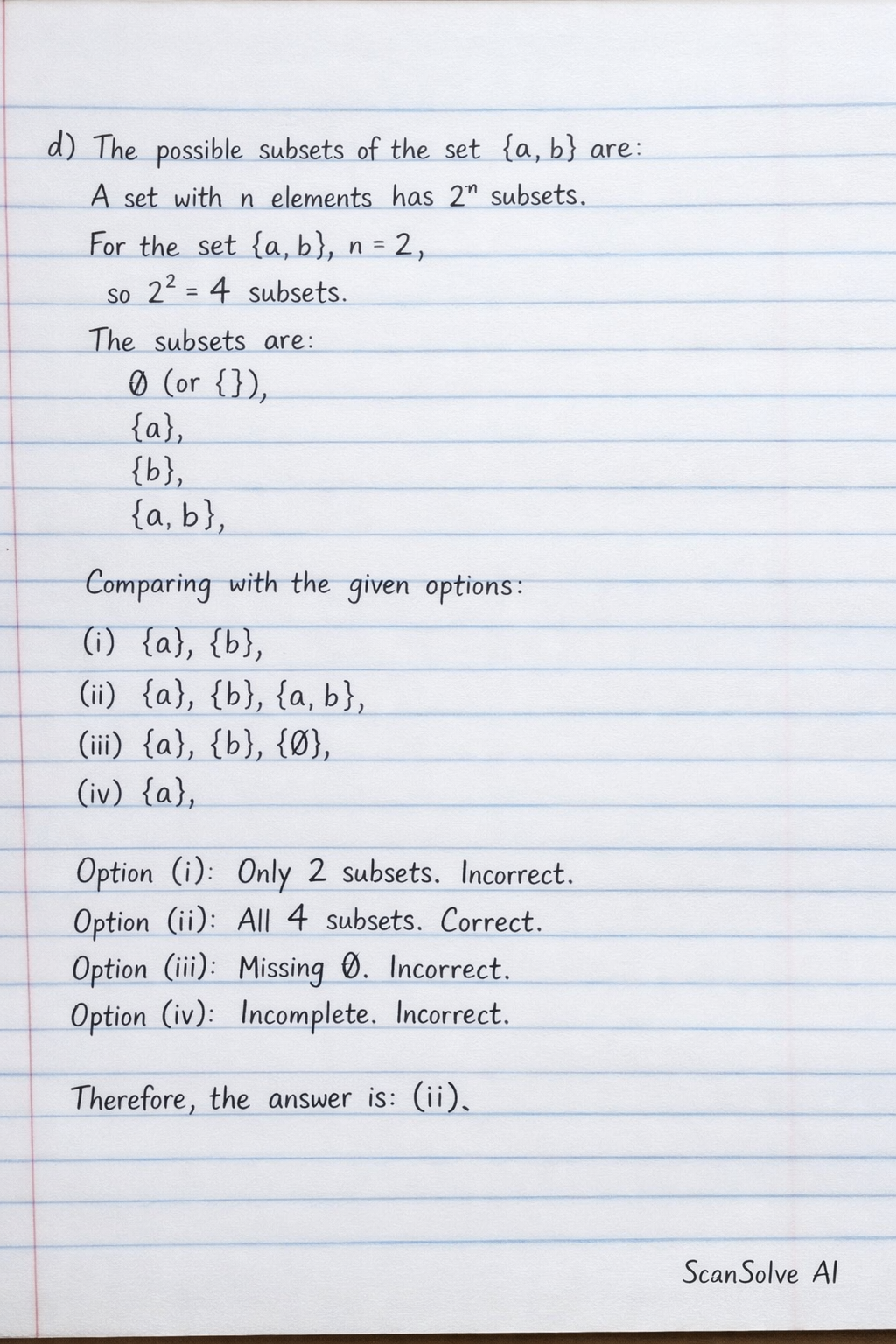 Handwritten step-by-step solution preview