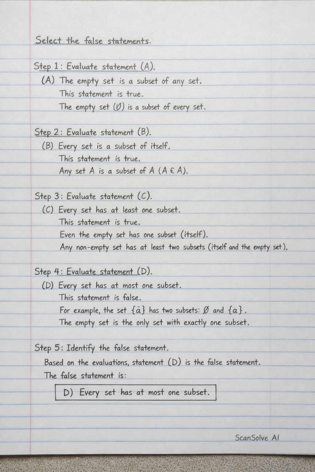 Handwritten step-by-step solution preview