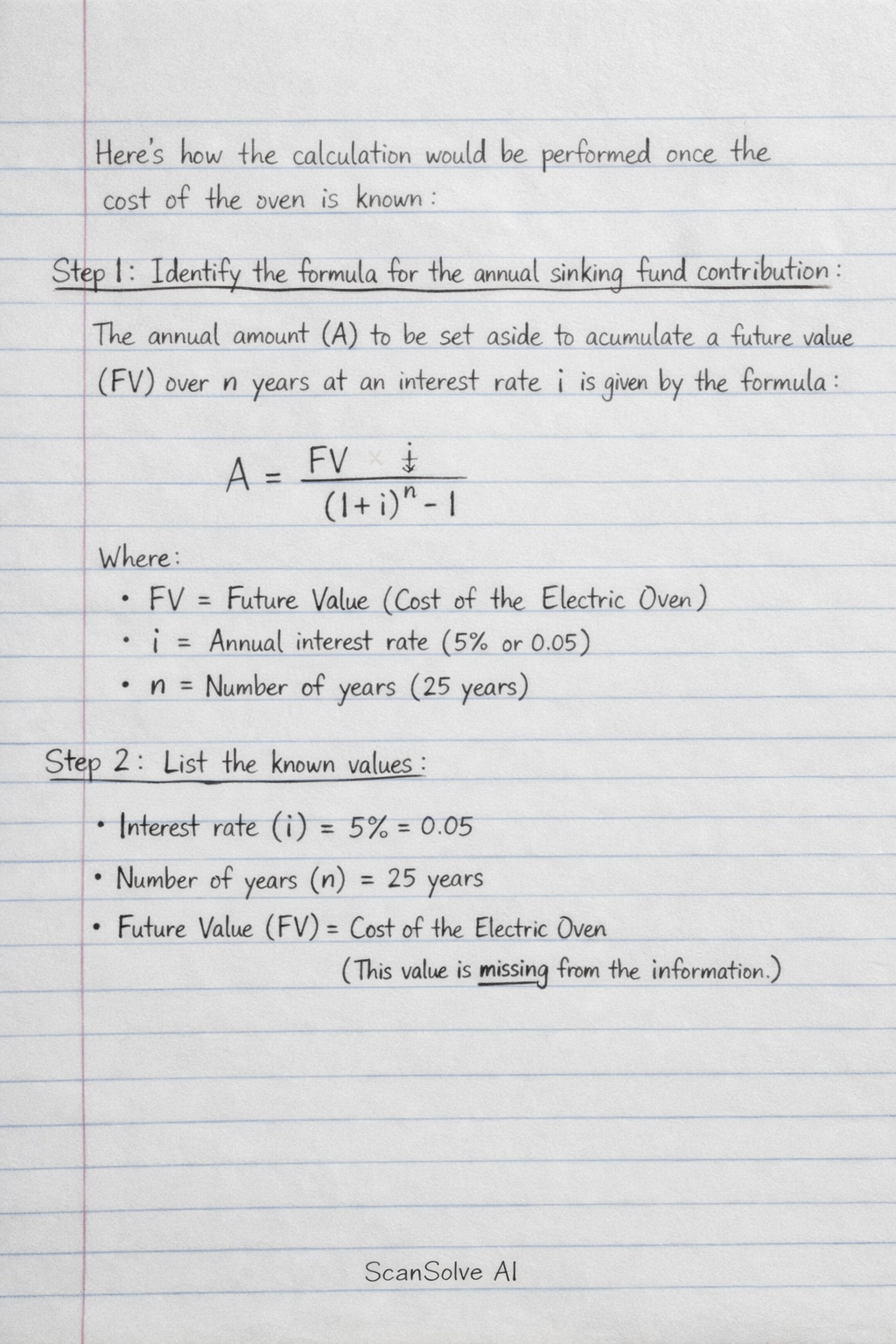 Handwritten step-by-step solution preview