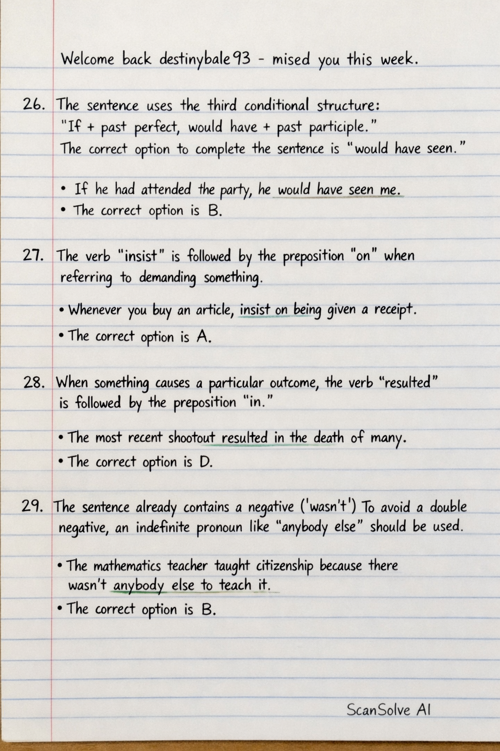 Handwritten step-by-step solution preview