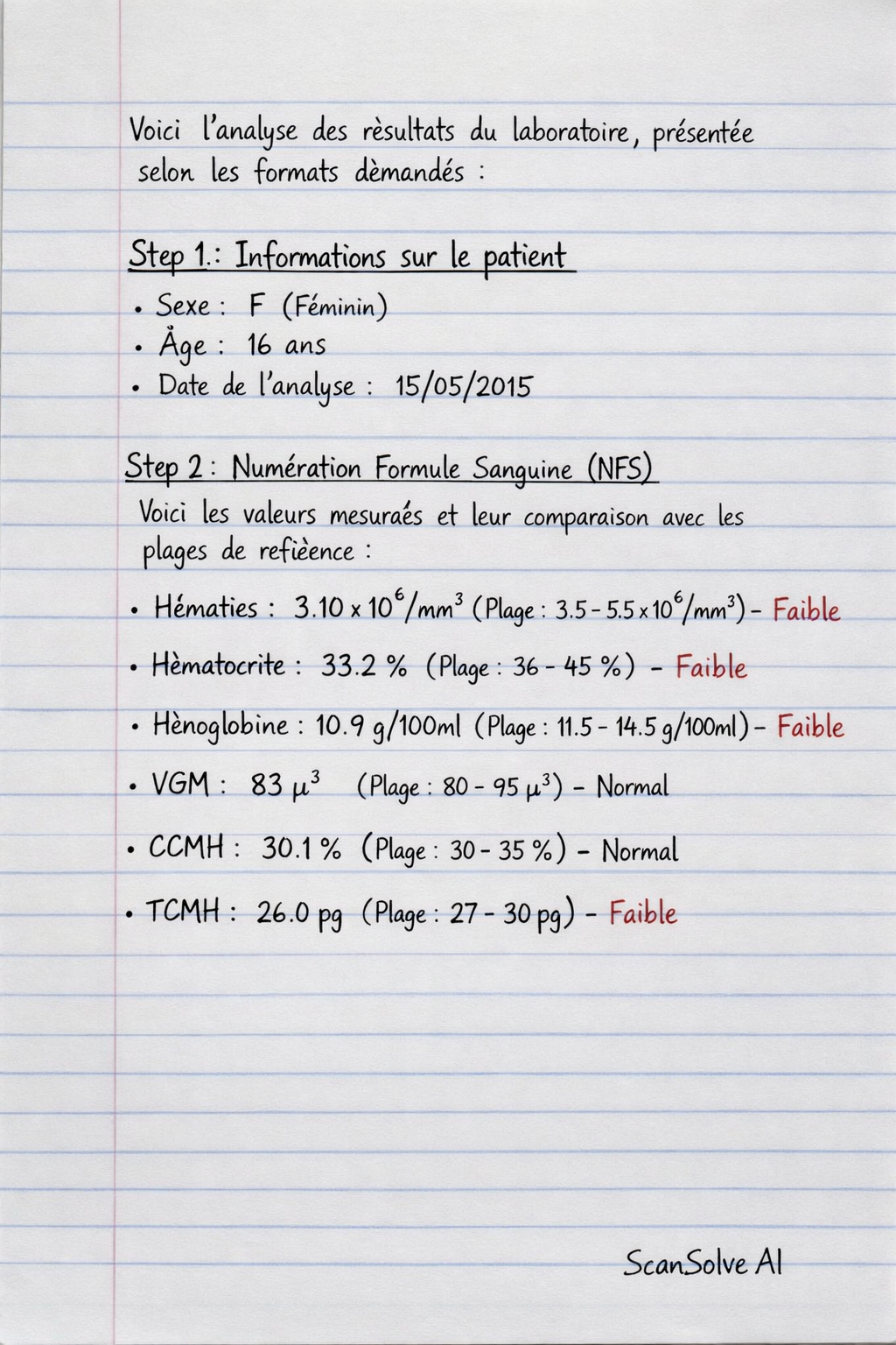 Handwritten step-by-step solution preview