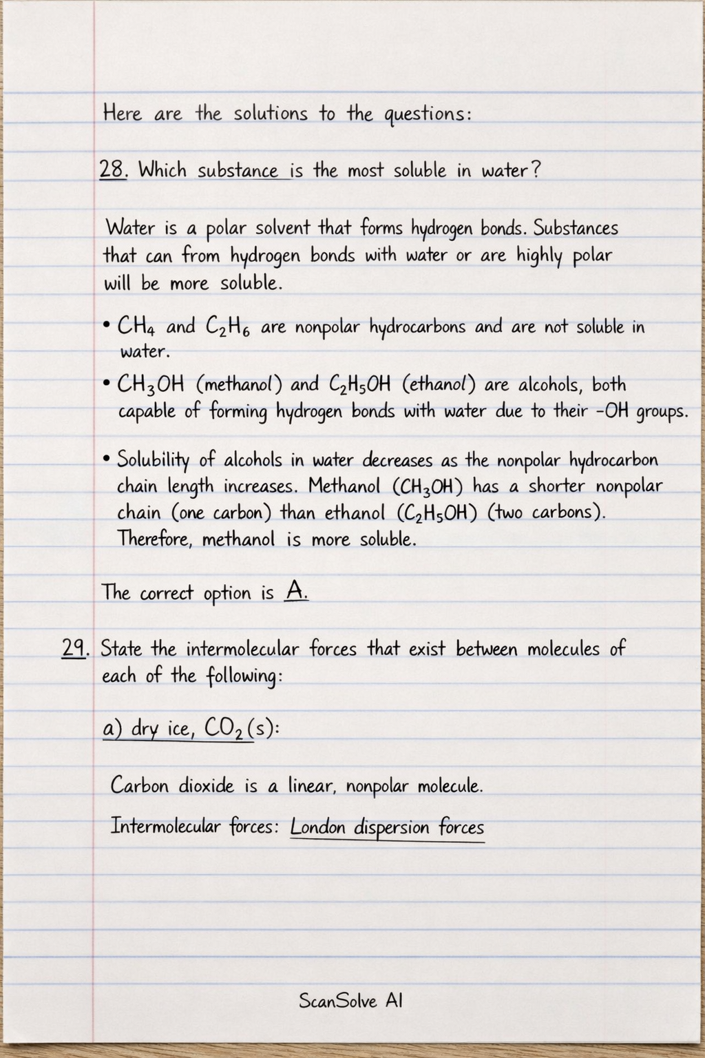 Handwritten step-by-step solution preview