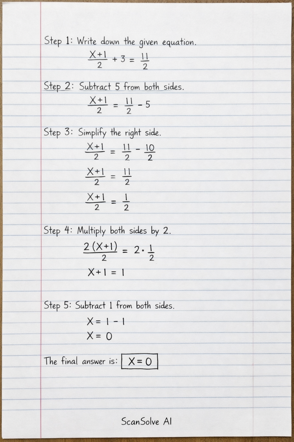 Handwritten step-by-step solution preview