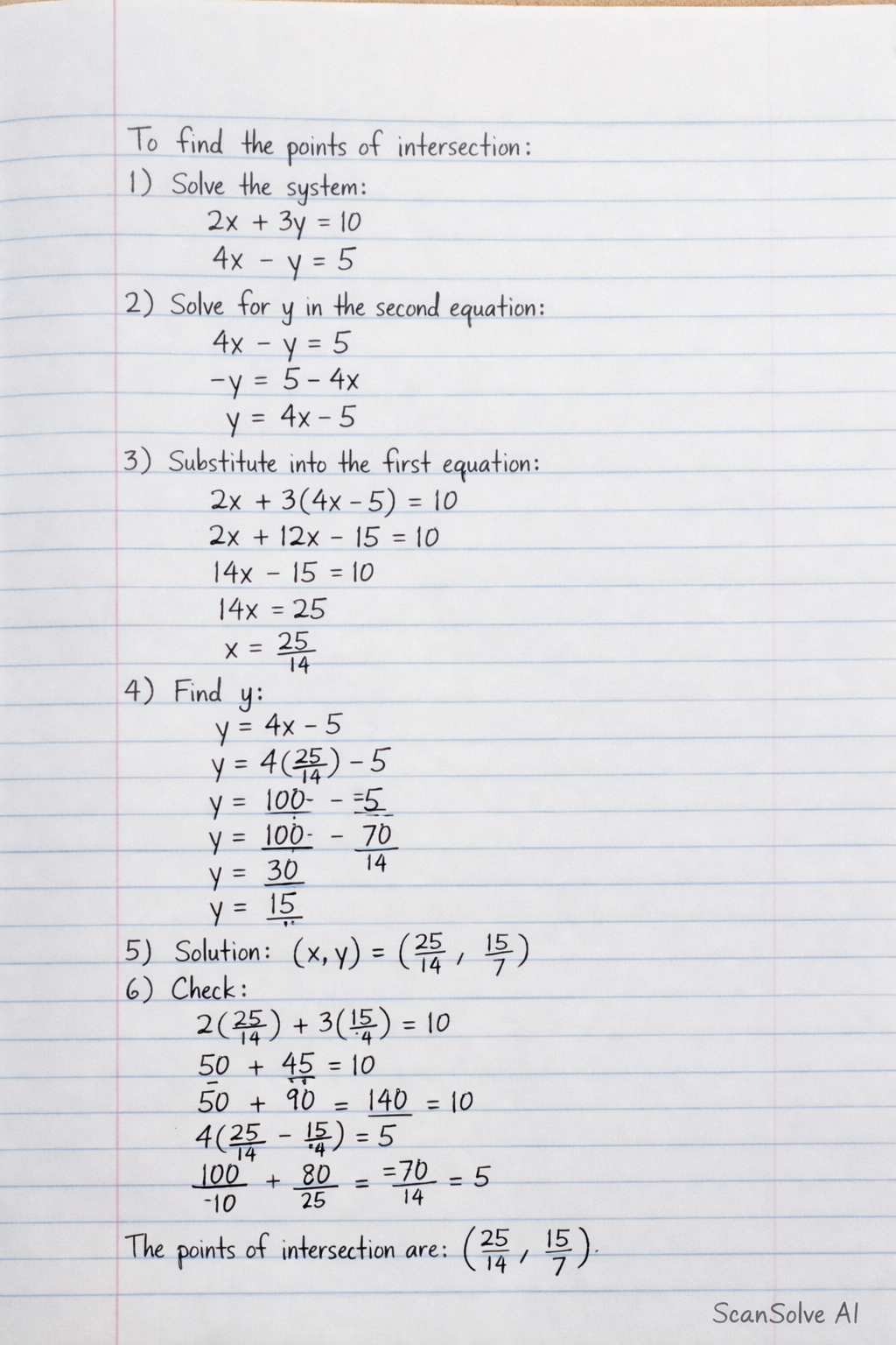 Handwritten step-by-step solution preview