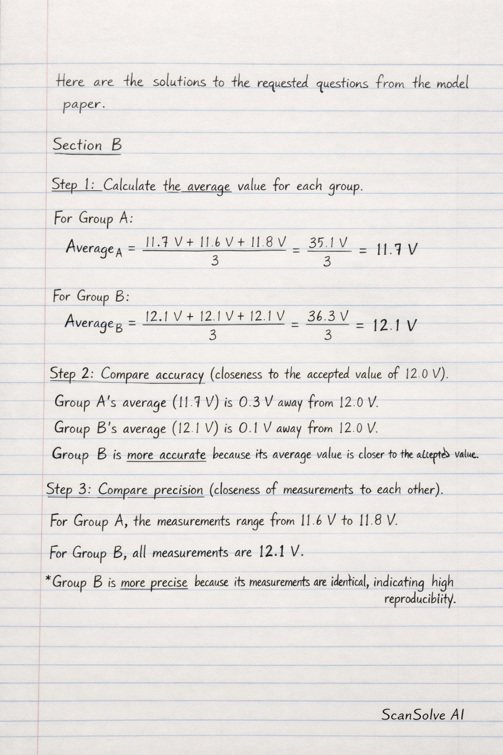 Handwritten step-by-step solution preview