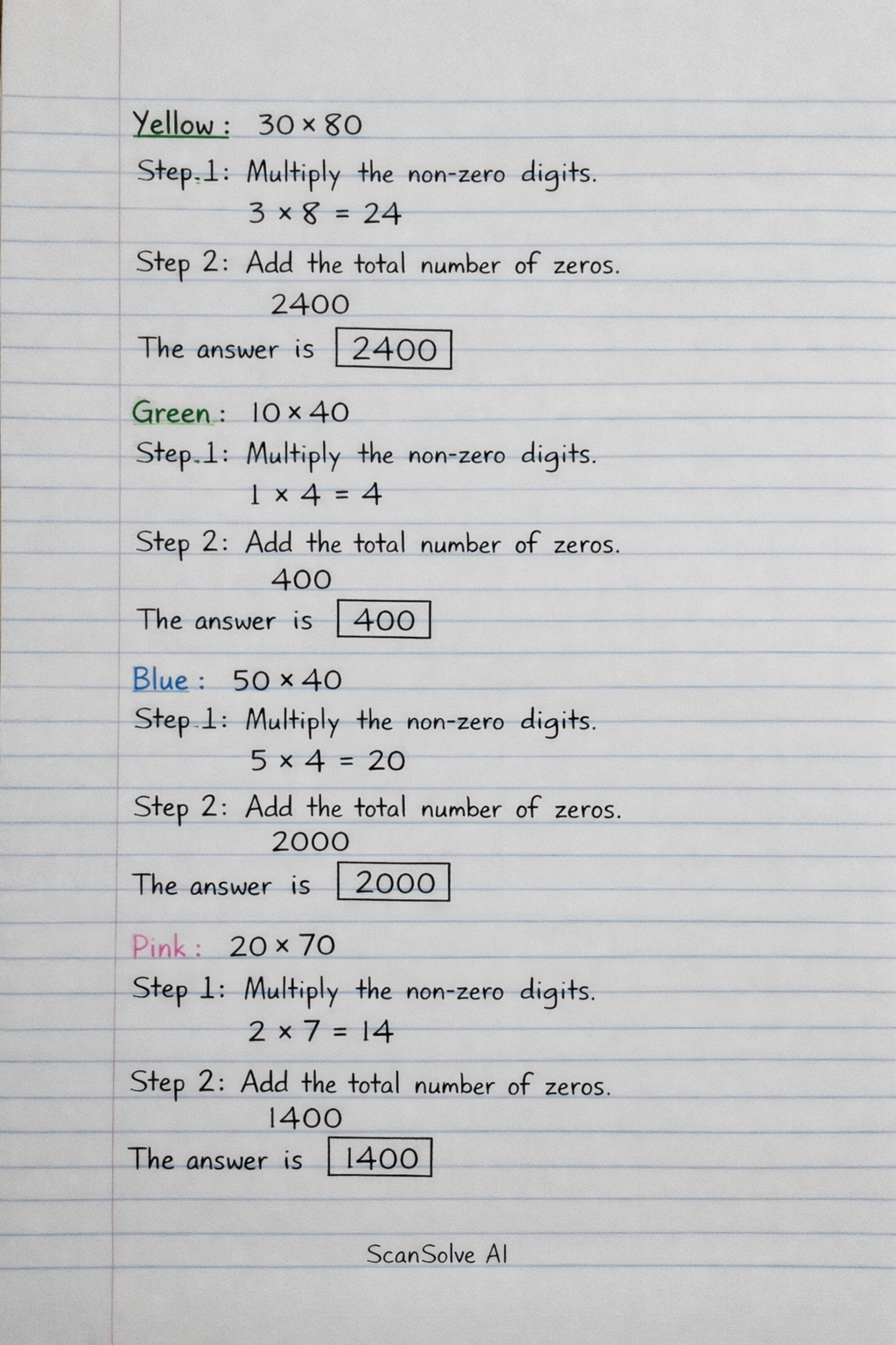 Handwritten step-by-step solution preview