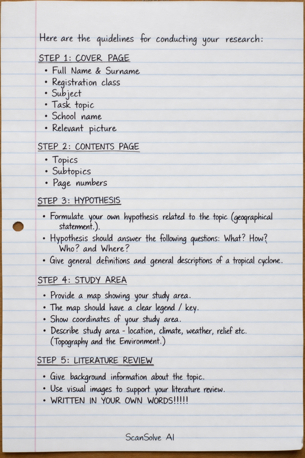Handwritten step-by-step solution preview