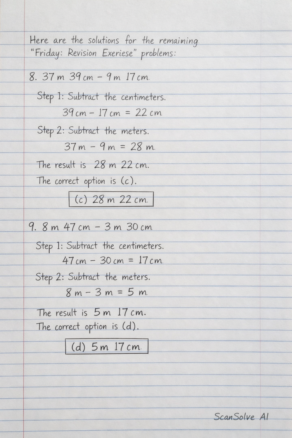 Handwritten step-by-step solution preview