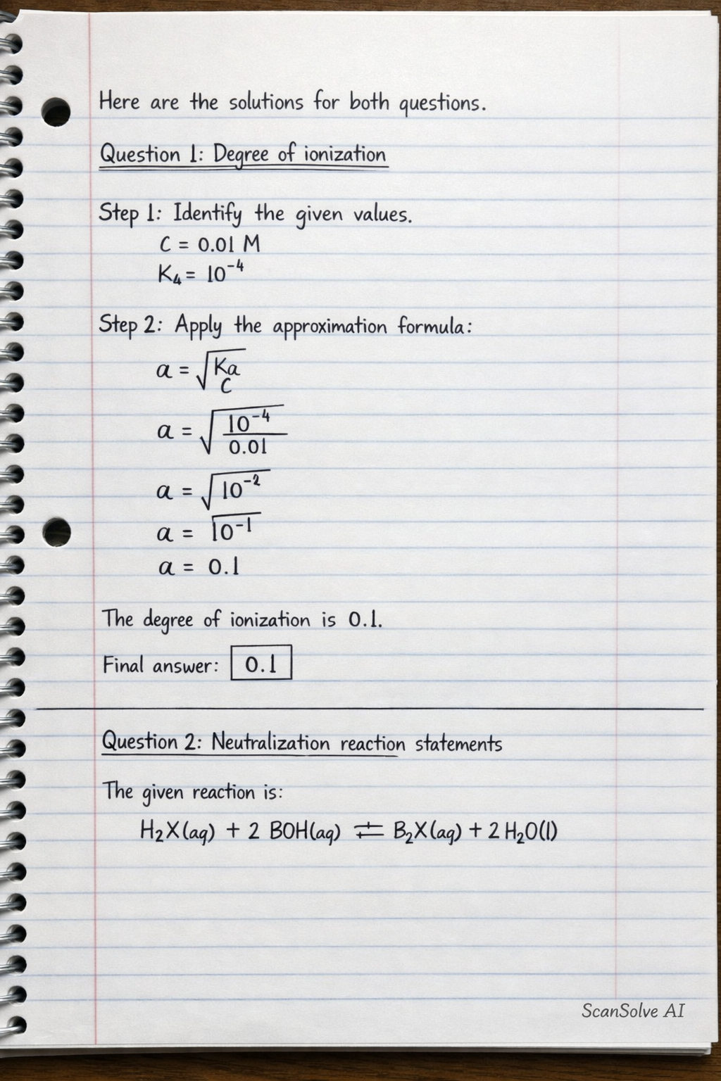 Handwritten step-by-step solution preview