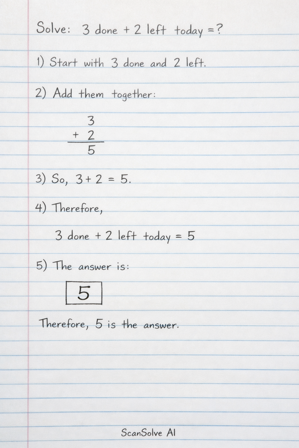 Handwritten step-by-step solution preview