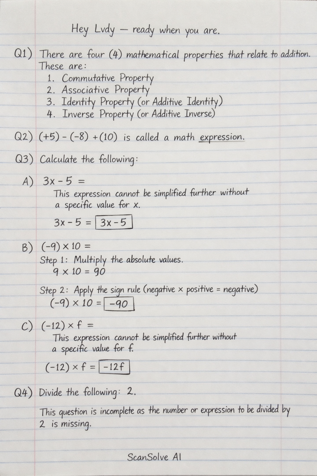 Handwritten step-by-step solution preview