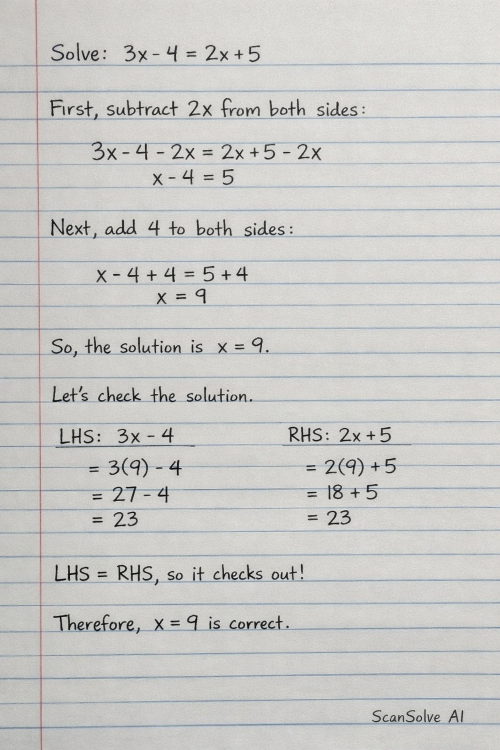 Handwritten step-by-step solution preview