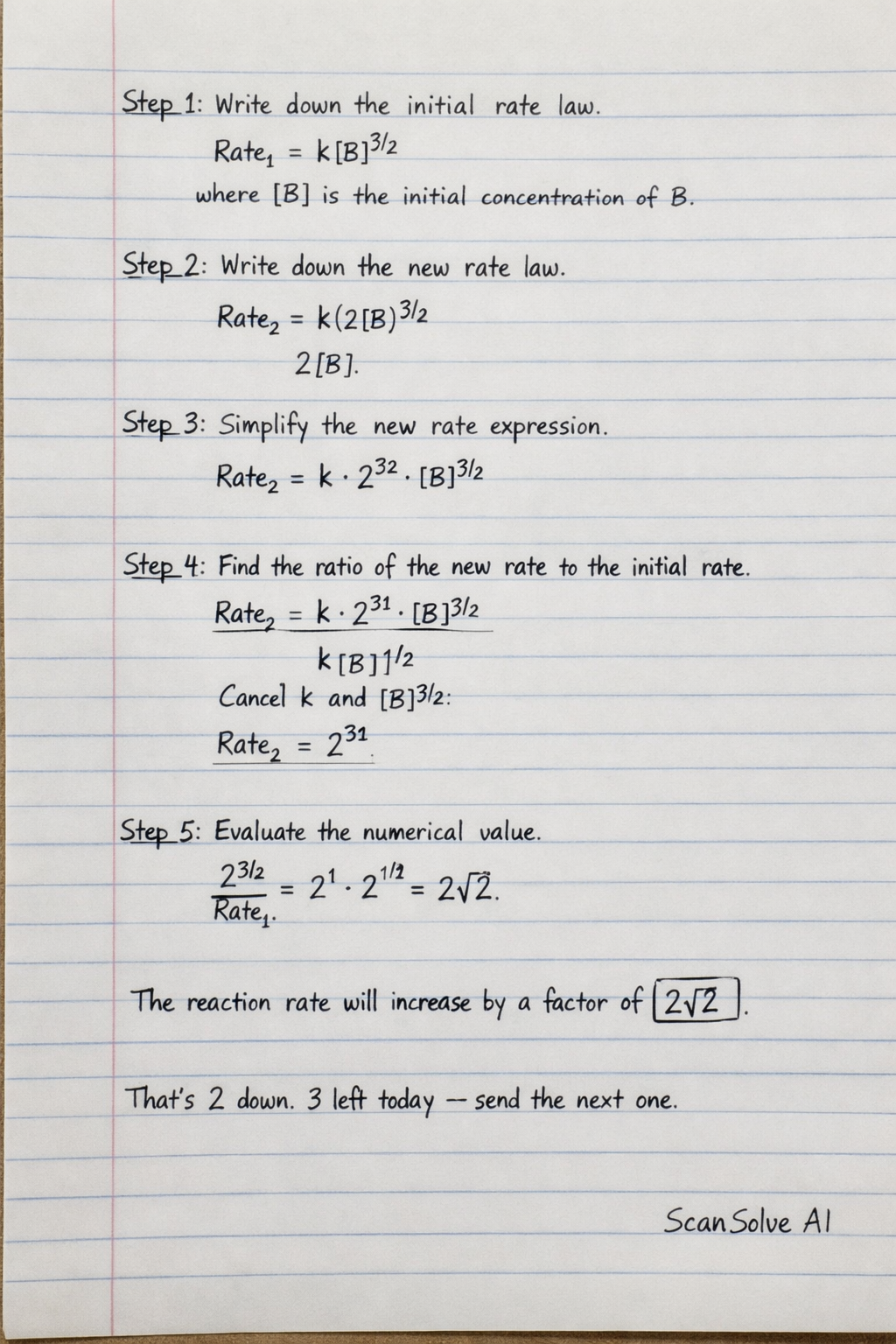 Handwritten step-by-step solution preview