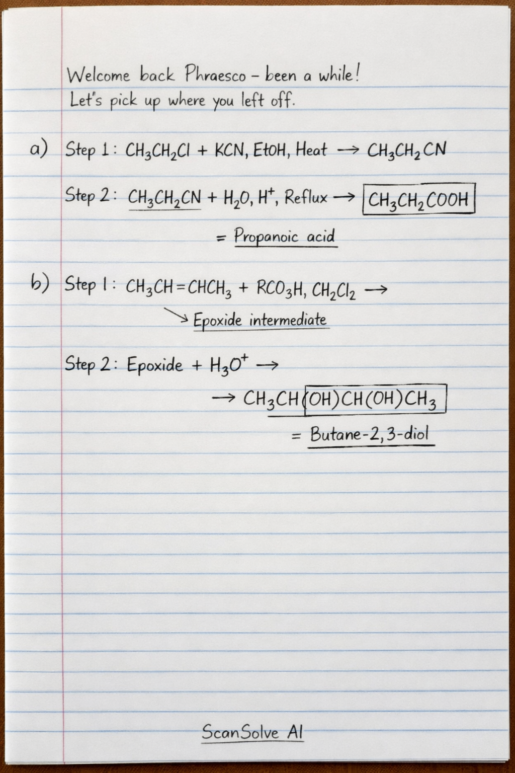 Handwritten step-by-step solution preview