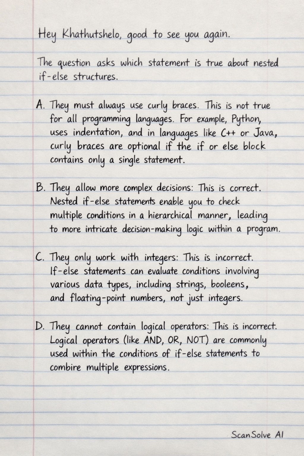 Handwritten step-by-step solution preview