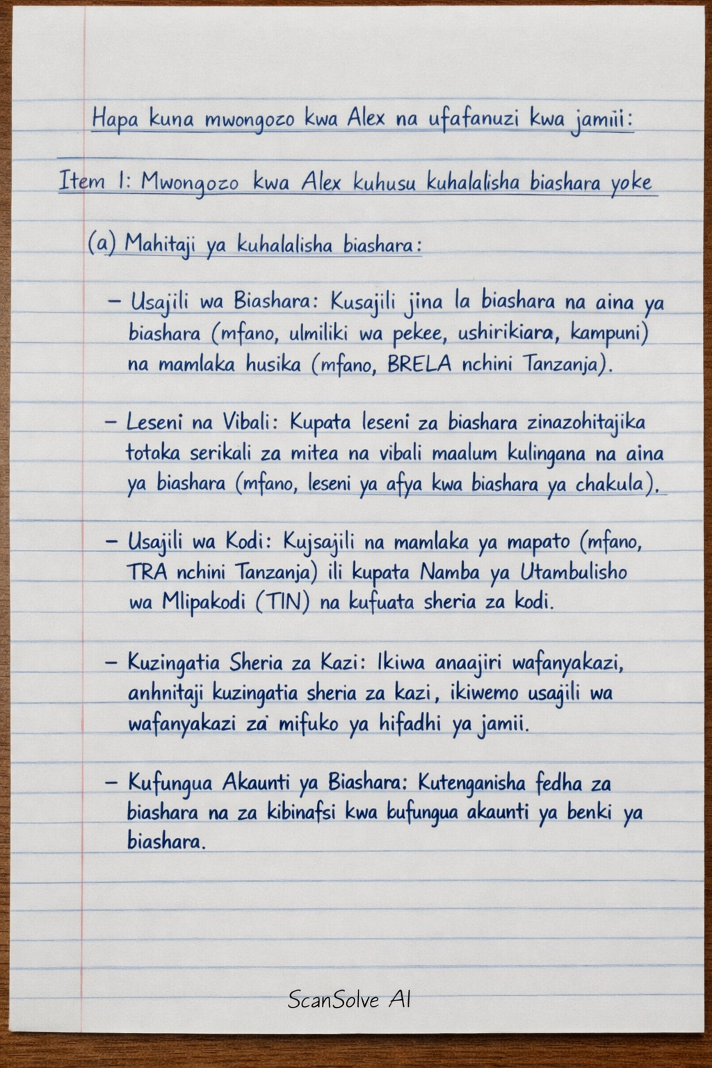 Handwritten step-by-step solution preview