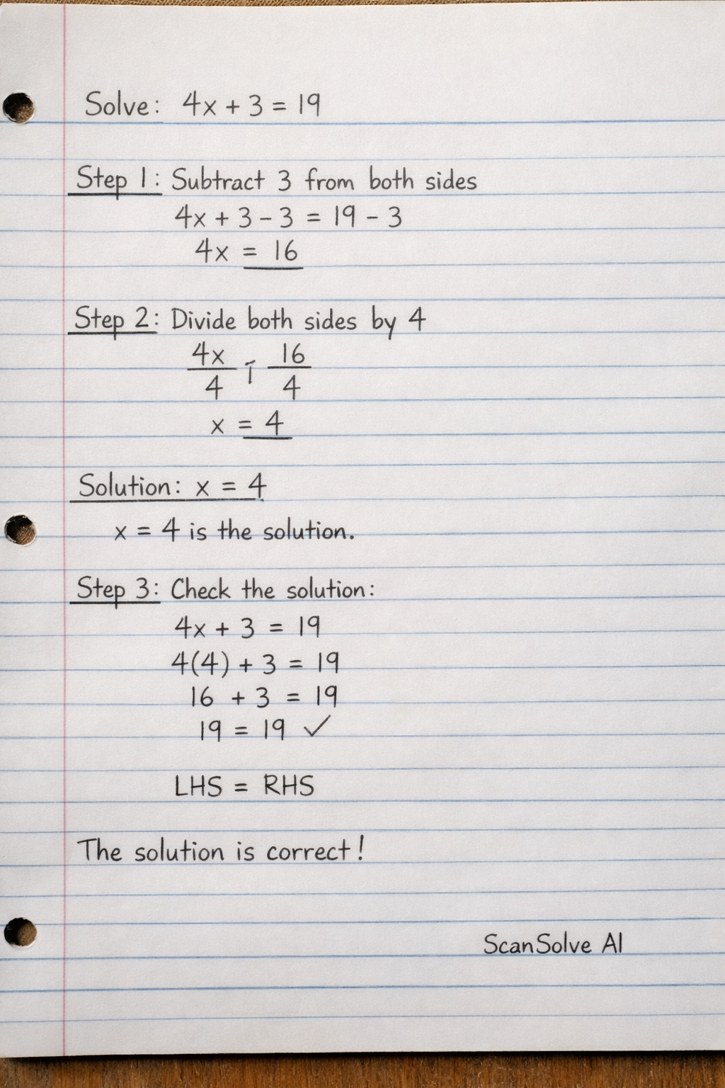 Handwritten step-by-step solution preview