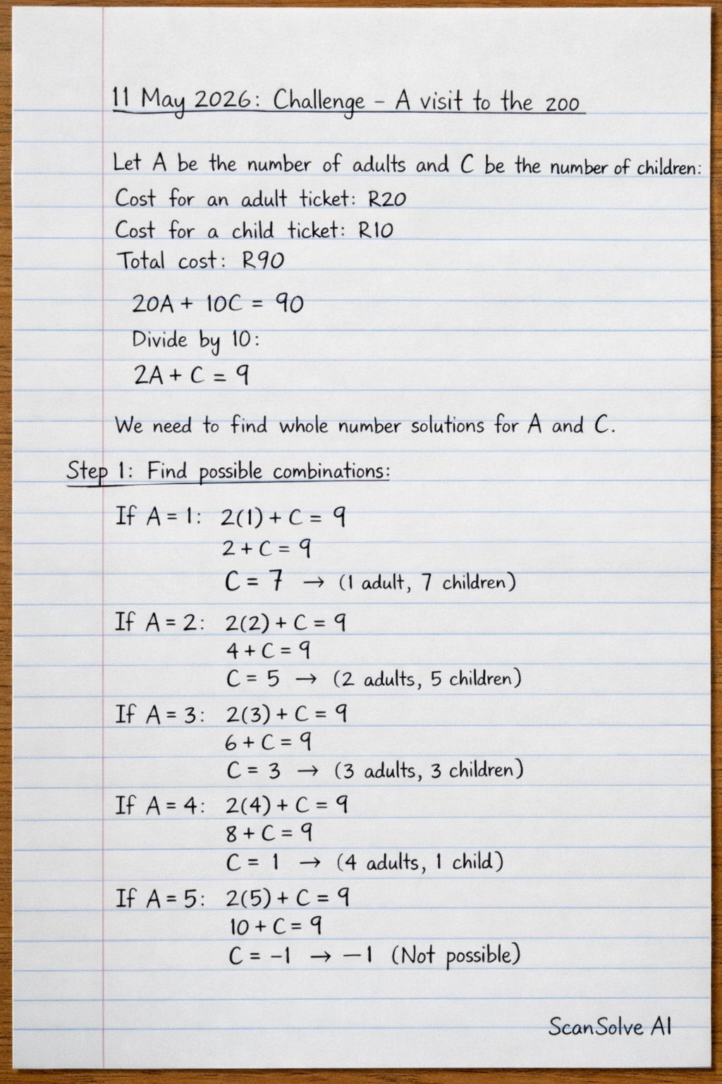 Handwritten step-by-step solution preview