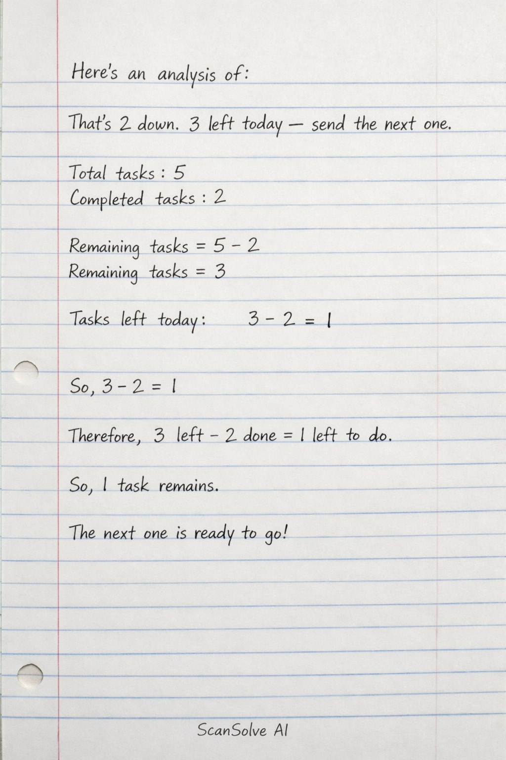 Handwritten step-by-step solution preview