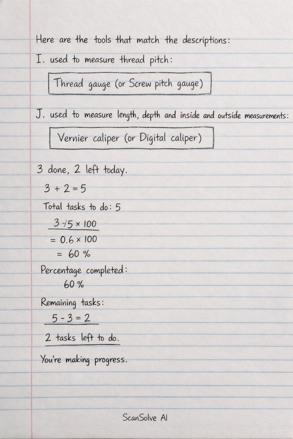Handwritten step-by-step solution preview