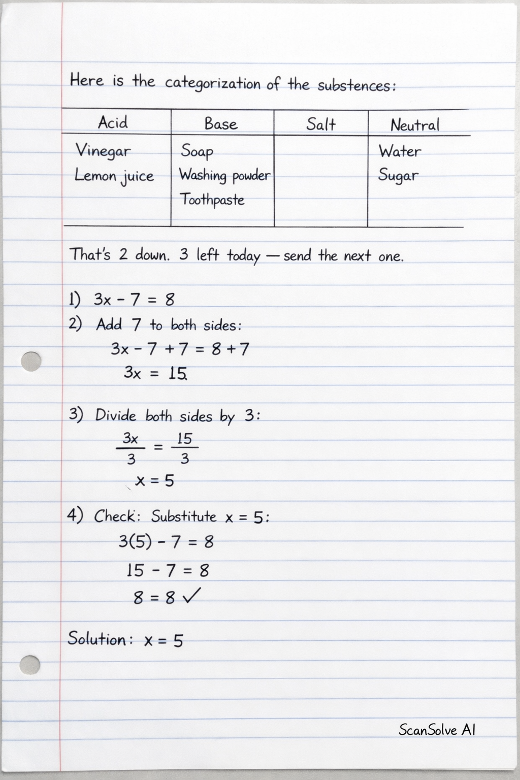 Handwritten step-by-step solution preview
