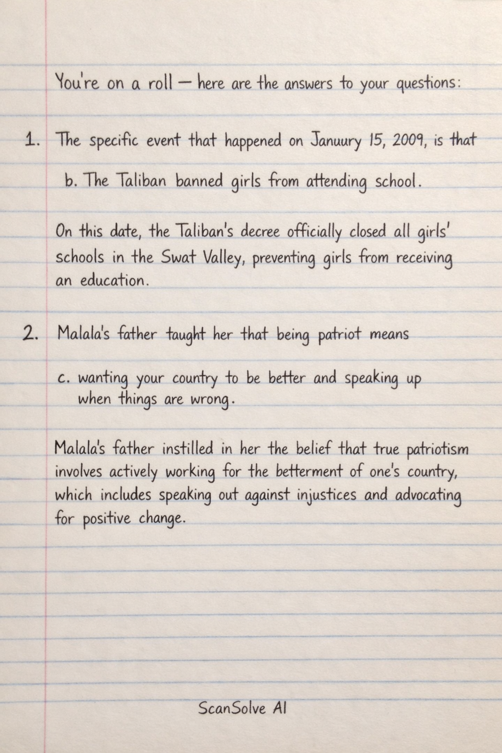 Handwritten step-by-step solution preview