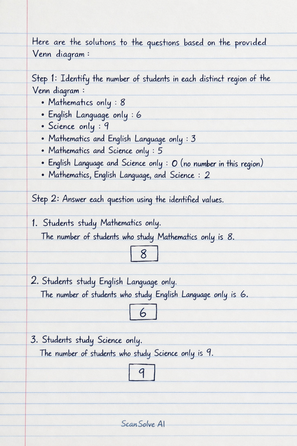 Handwritten step-by-step solution preview