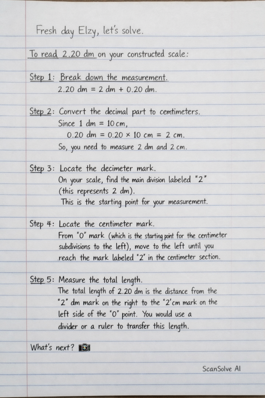 Handwritten step-by-step solution preview