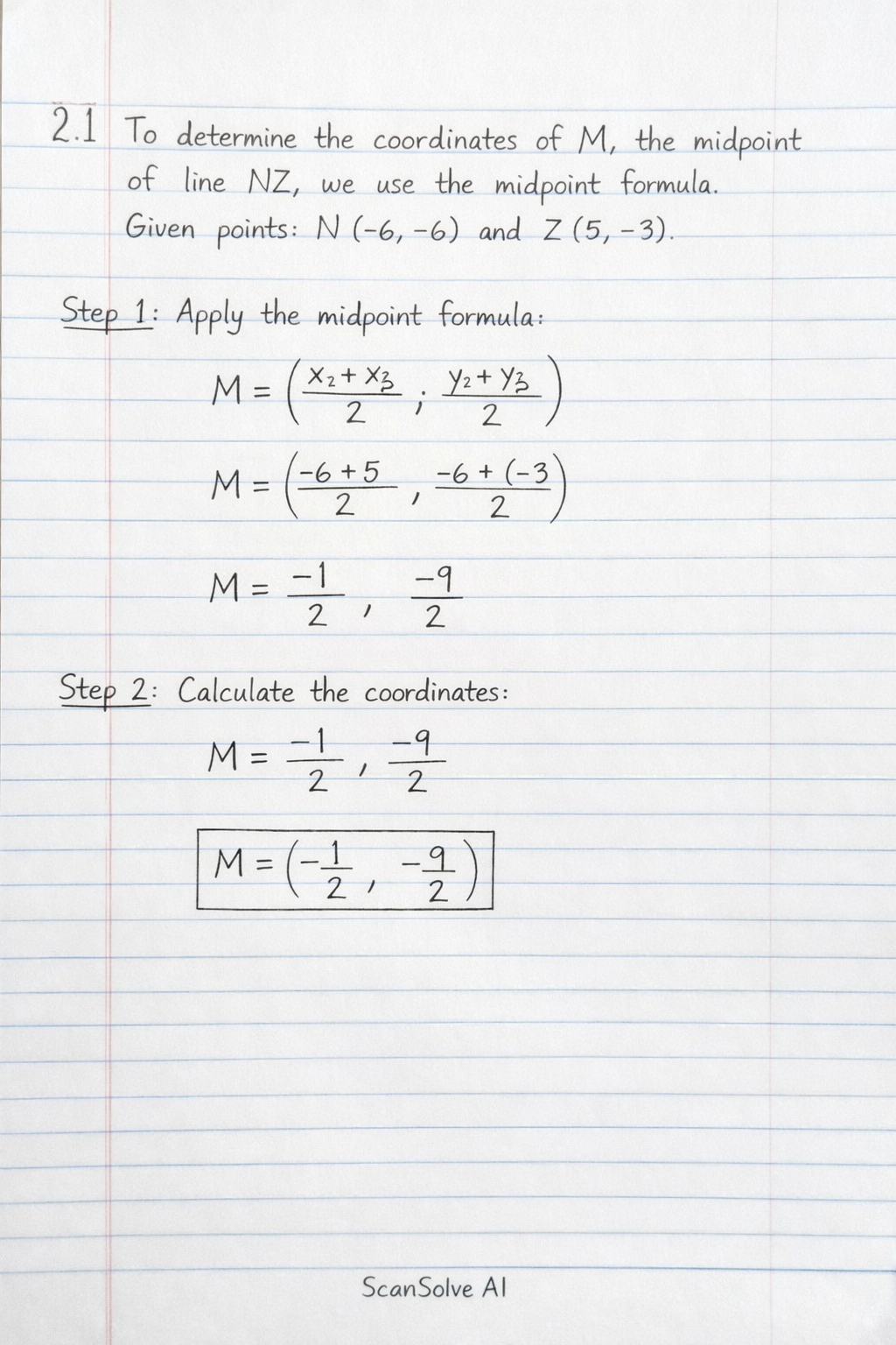 Handwritten step-by-step solution preview