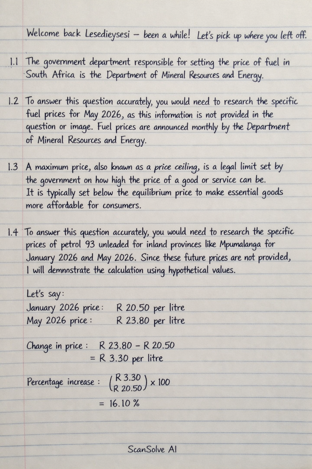 Handwritten step-by-step solution preview