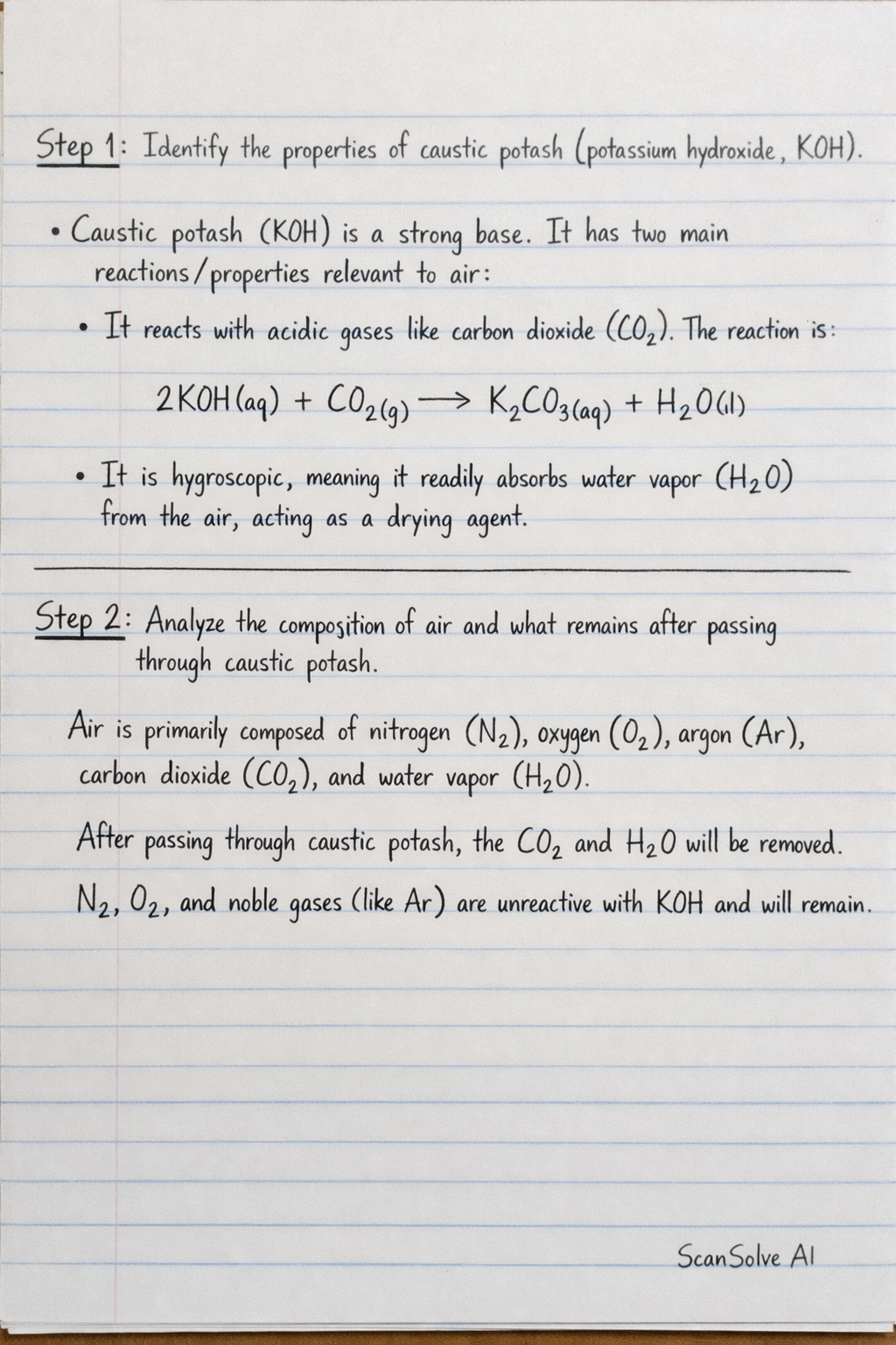 Handwritten step-by-step solution preview