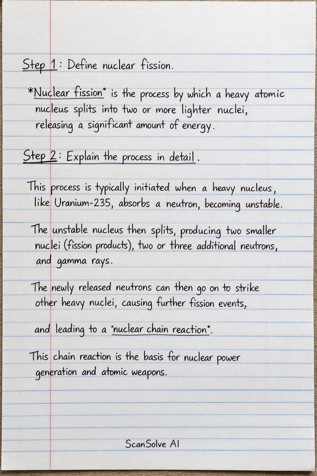 Handwritten step-by-step solution preview