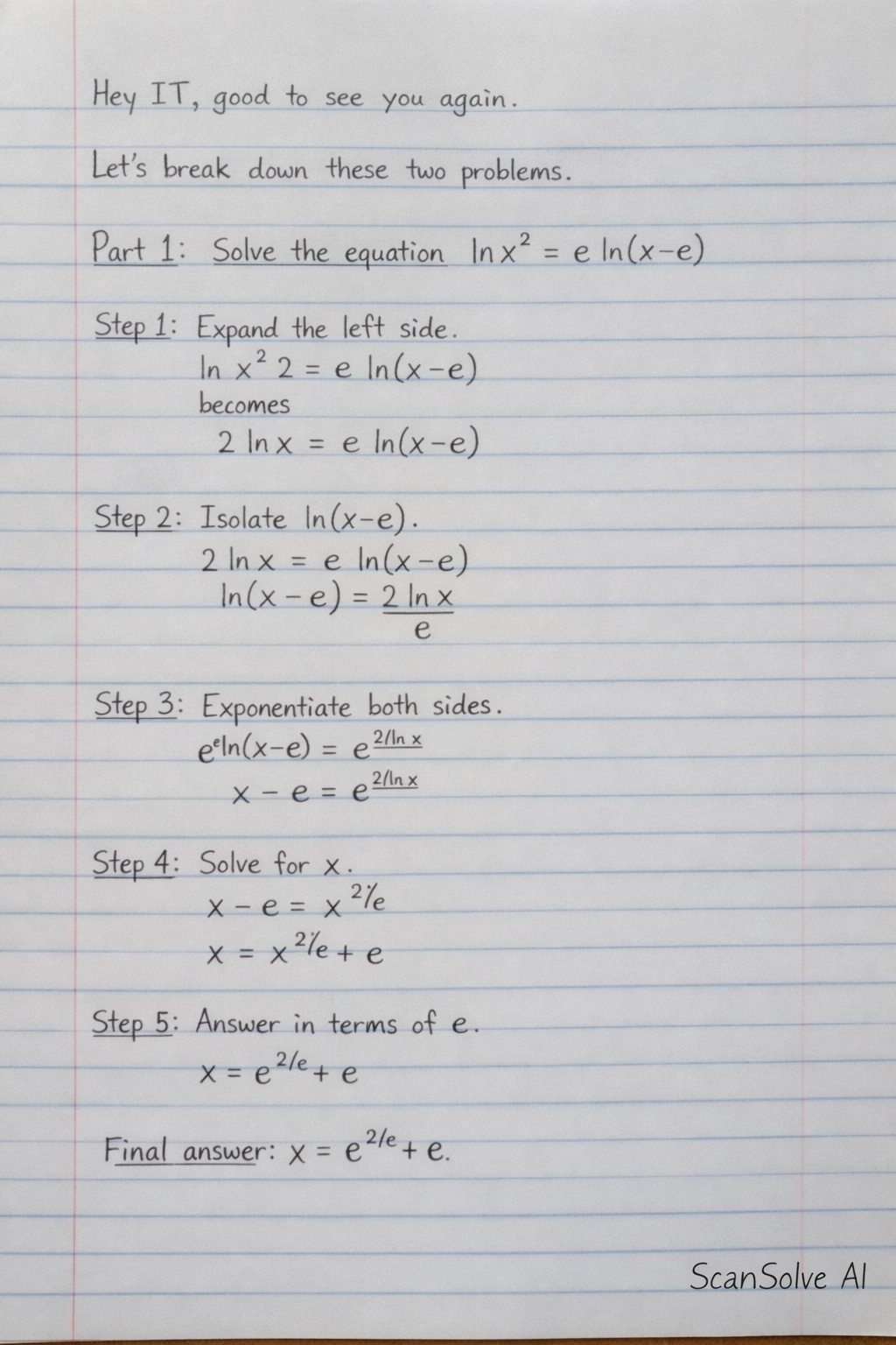 Handwritten step-by-step solution preview