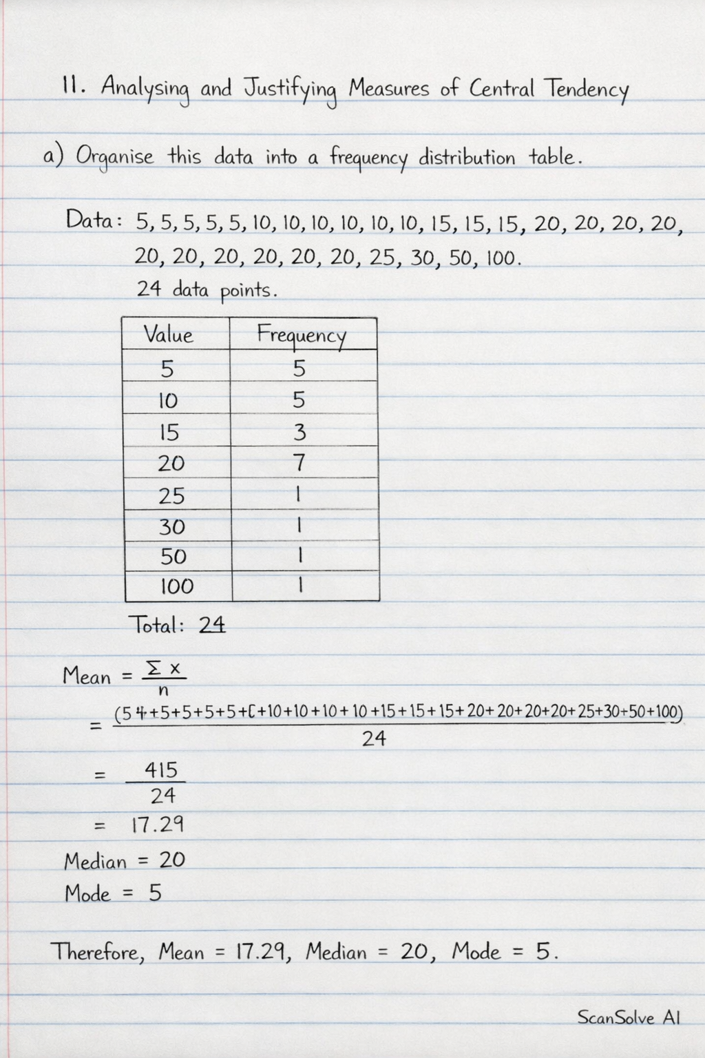 Handwritten step-by-step solution preview