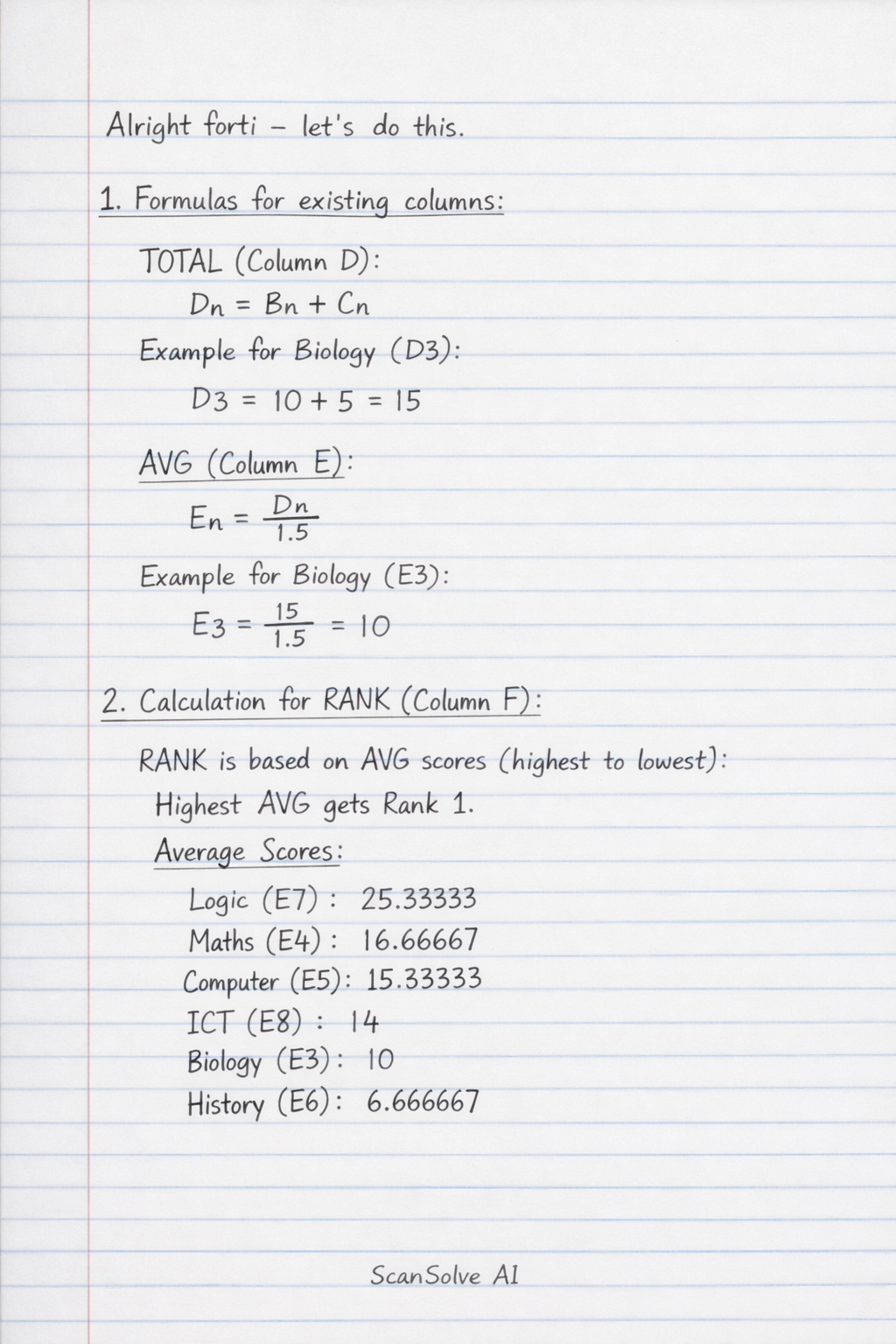 Handwritten step-by-step solution preview