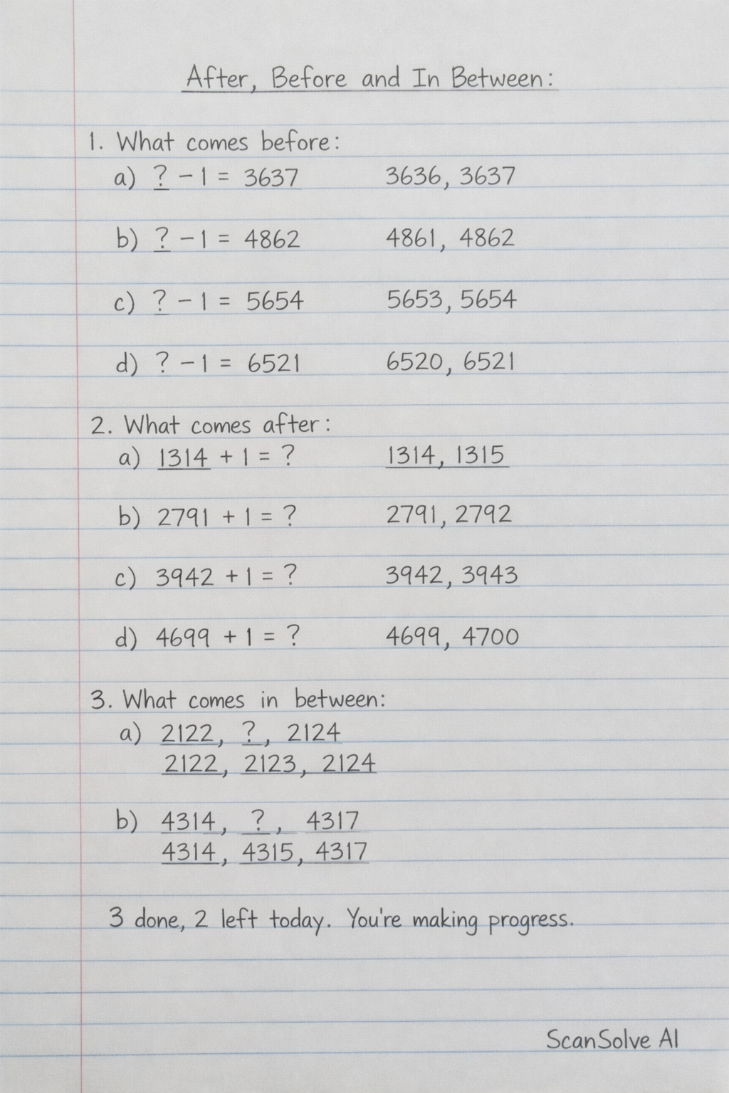 Handwritten step-by-step solution preview