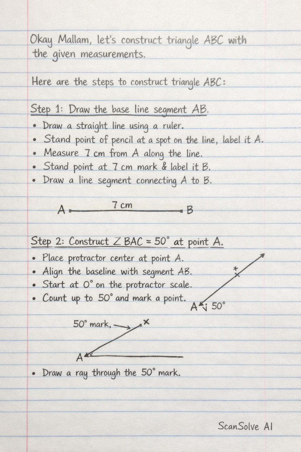 Handwritten step-by-step solution preview