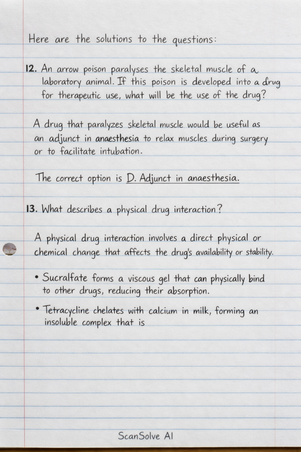 Handwritten step-by-step solution preview