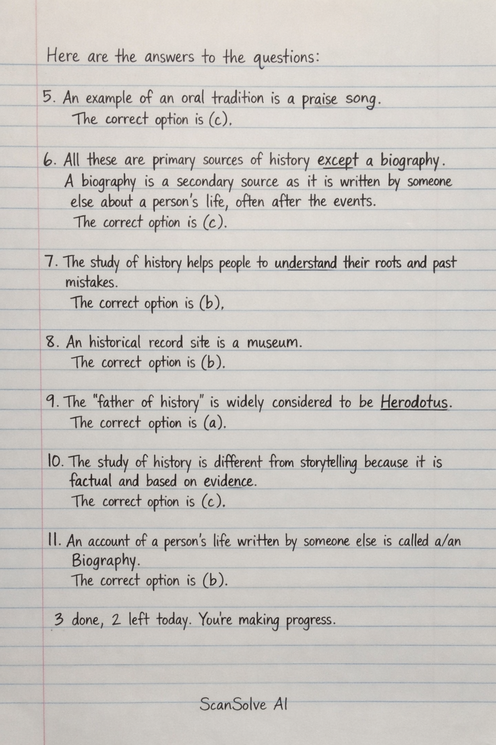 Handwritten step-by-step solution preview