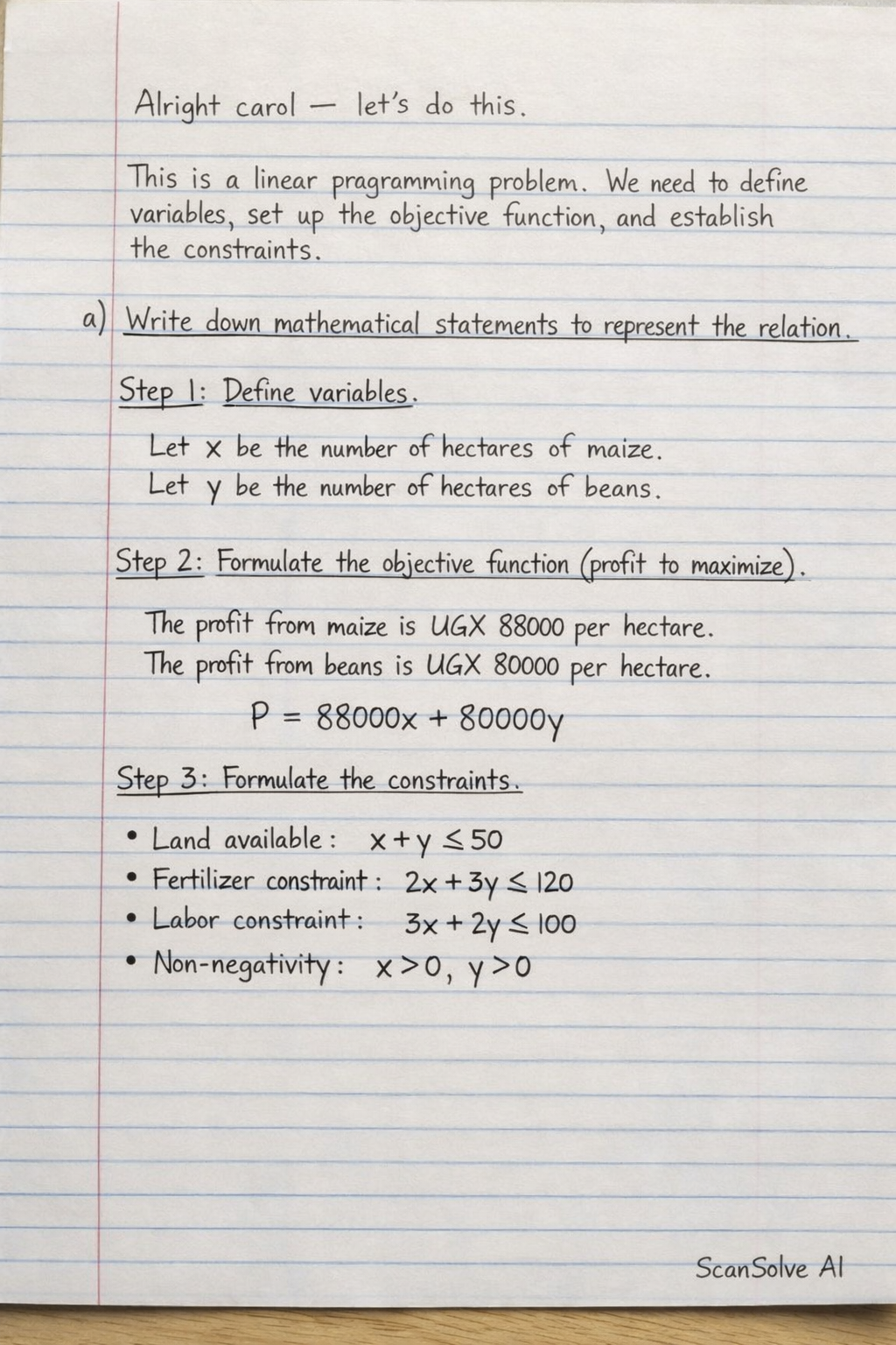 Handwritten step-by-step solution preview