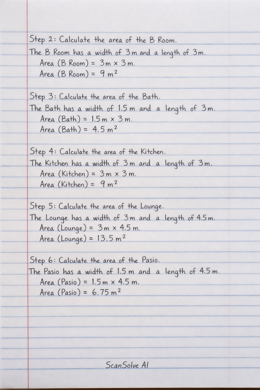 Handwritten step-by-step solution preview
