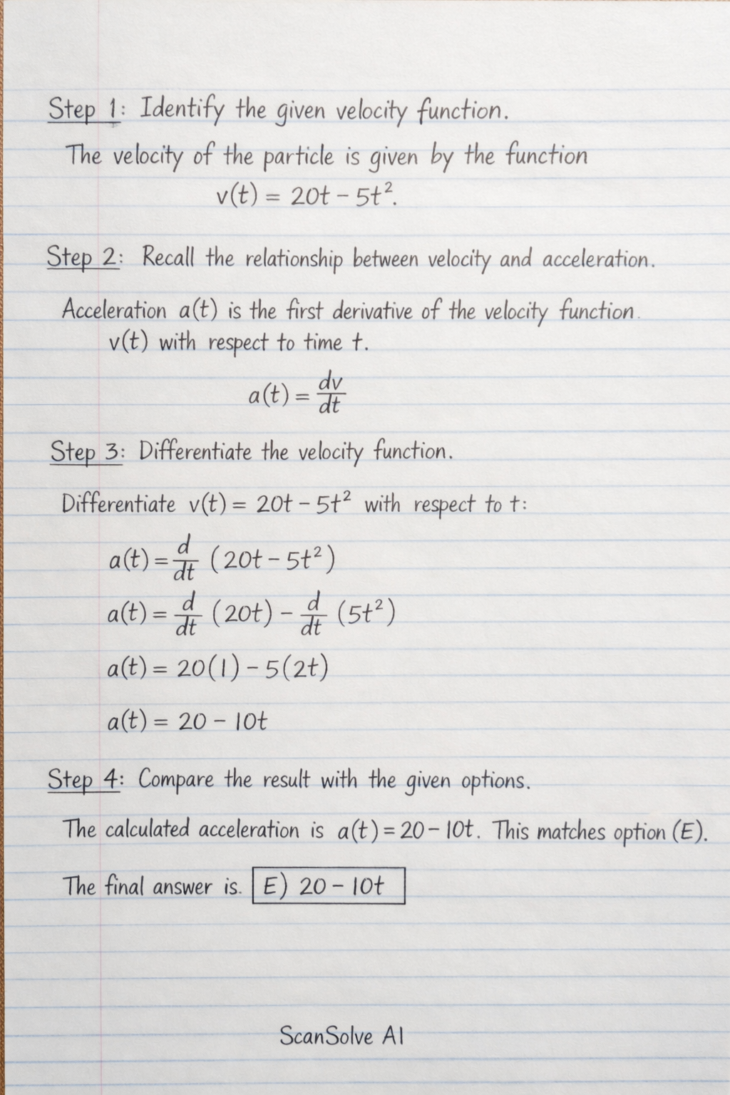 Handwritten step-by-step solution preview