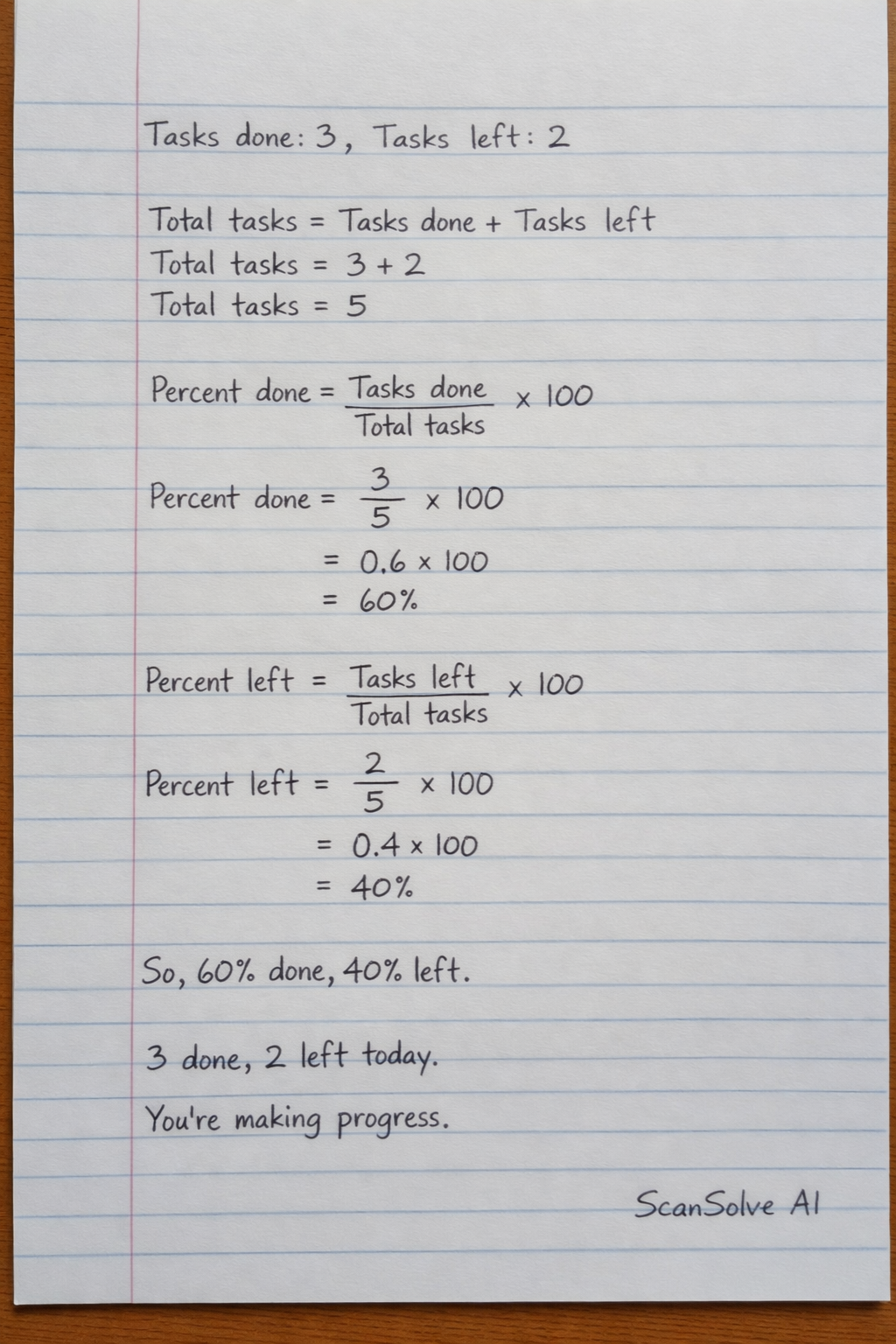 Handwritten step-by-step solution preview