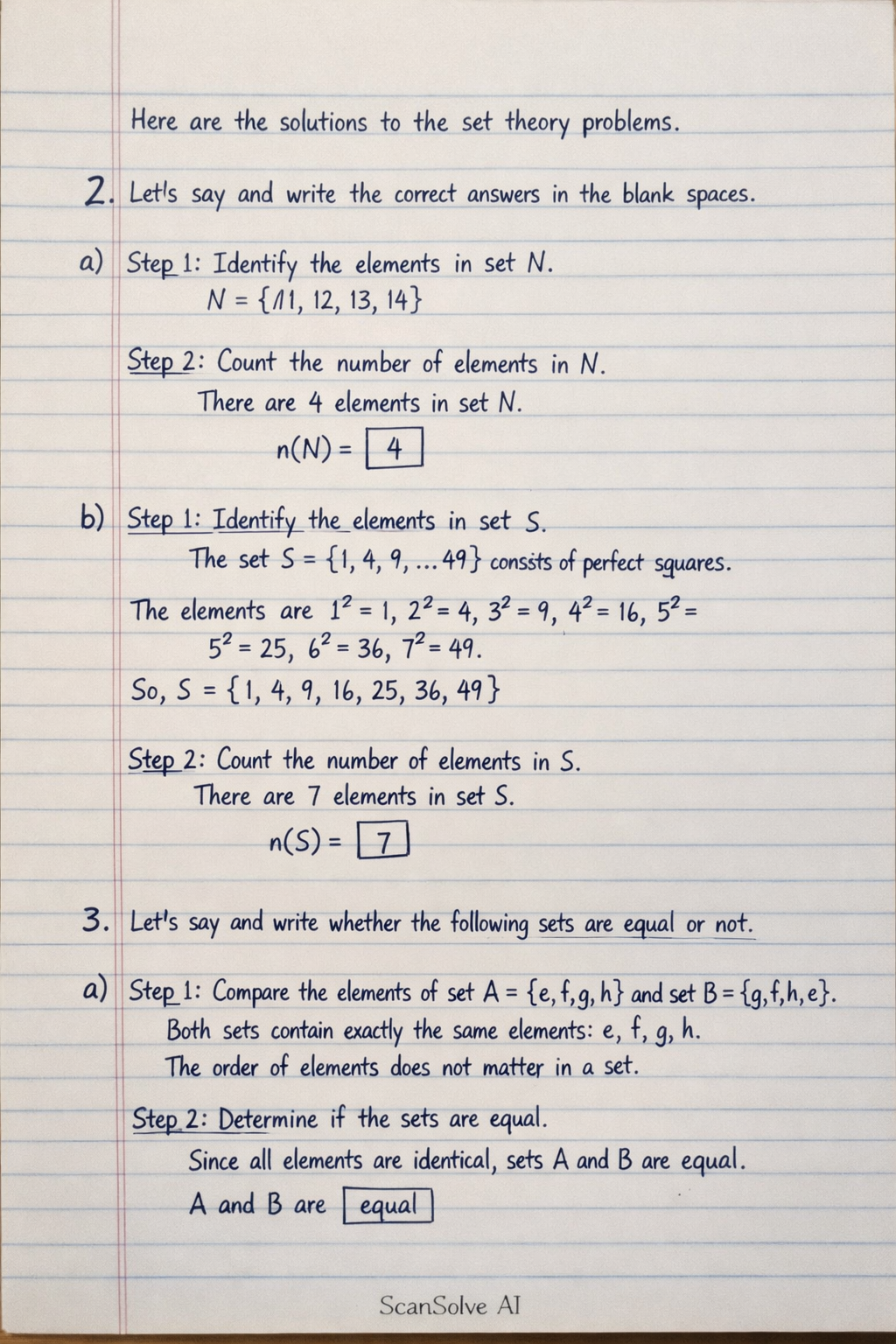 Handwritten step-by-step solution preview